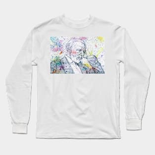 PYOTR ILYICH TCHAIKOVSKY - watercolor and pencil portrait Long Sleeve T-Shirt